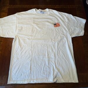 Vintage 9/11 It's All About Heroes Firefighter Memorial T-Shirt White 2XL USA